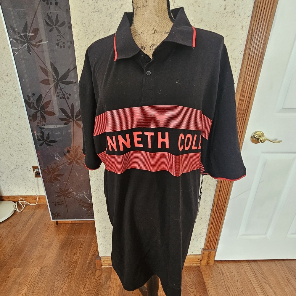 Brand new with tag Kenneth Cole  black shirt size 3X - Picture 3 of 5